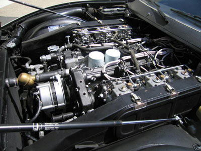 Outside the USA, the engines had no smog equipment and made 340 bhp (15865).