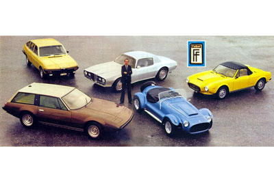 Willy Felber and his cars circa 1977
