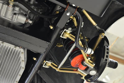 Front suspension uses Koni shocks with coil-over springs and ATE disc brakes (15491).