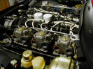 Engine (with air cleaners removed)